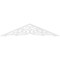 Ekena Millwork Pitch Athens Architectural Grade PVC Gable Pediment, 60"W x 12 1/2"H x 1"P (5/12) GPP060X013X100ATH - alternate 2